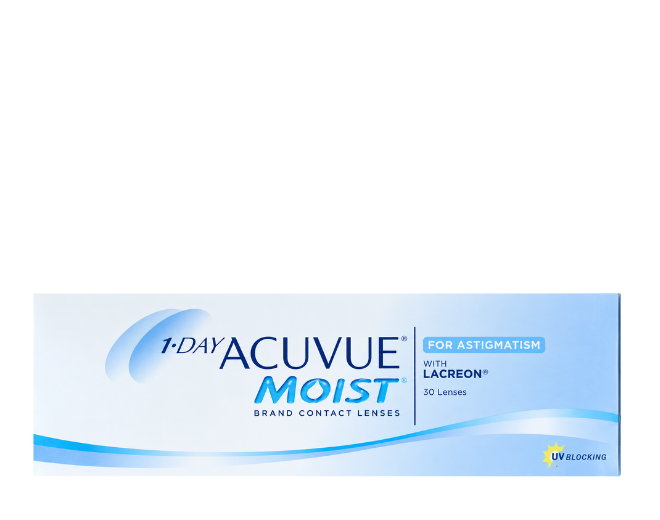1 Day Acuvue Moist for Astigmatism 30 Pack Contact Lens  in USA