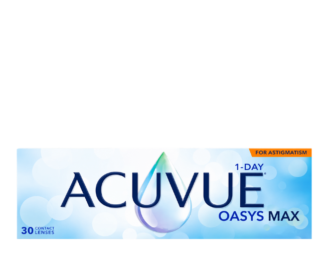 Acuvue Oasys Max 1-Day for Astigmatism 30 Pack contact lenses